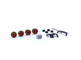 Tarmac Works 1/64 Accessories Rotiform HUR Chrome Red - PARTS64