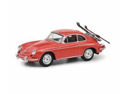 Schuco 1/64 Porsche 356 Ski-Holidays