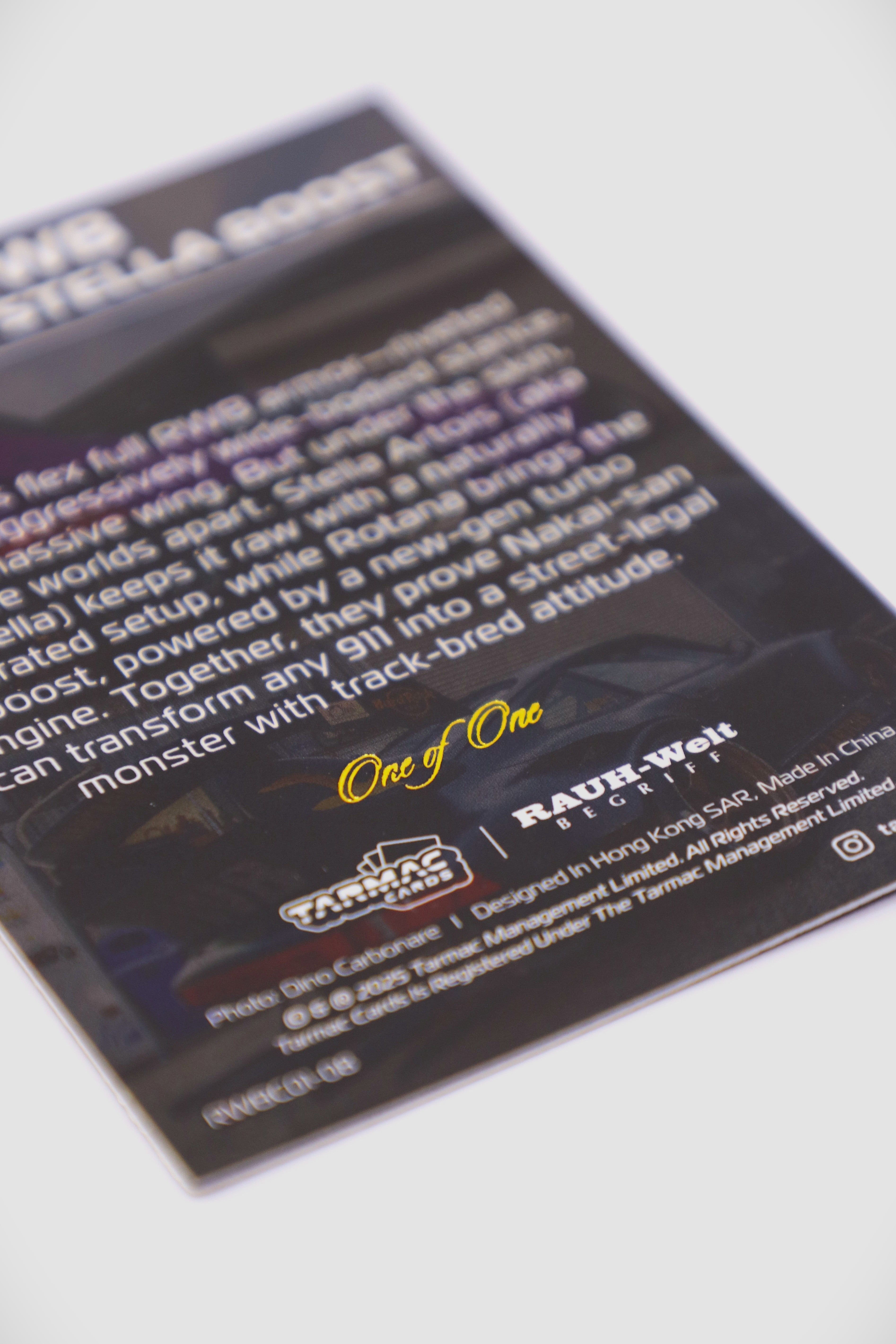 US$500 RWB 1-of-1 Card Bounty Claimed with Tarmac Pursuit!