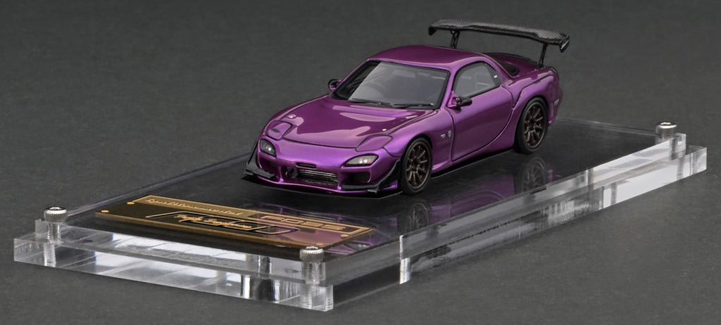 Ignition Model 1/64 FEED FEED RX-7 (FD3S) Purple Metallic