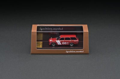 1/64 Datsun Bluebird (510) Wagon Red - Ignition Model