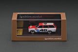 Ignition Model 1/64 Datsun Bluebird (510) Wagon Red/White