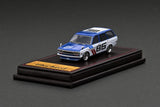 Ignition Model 1/64 Datsun Bluebird (510) Wagon Blue/White