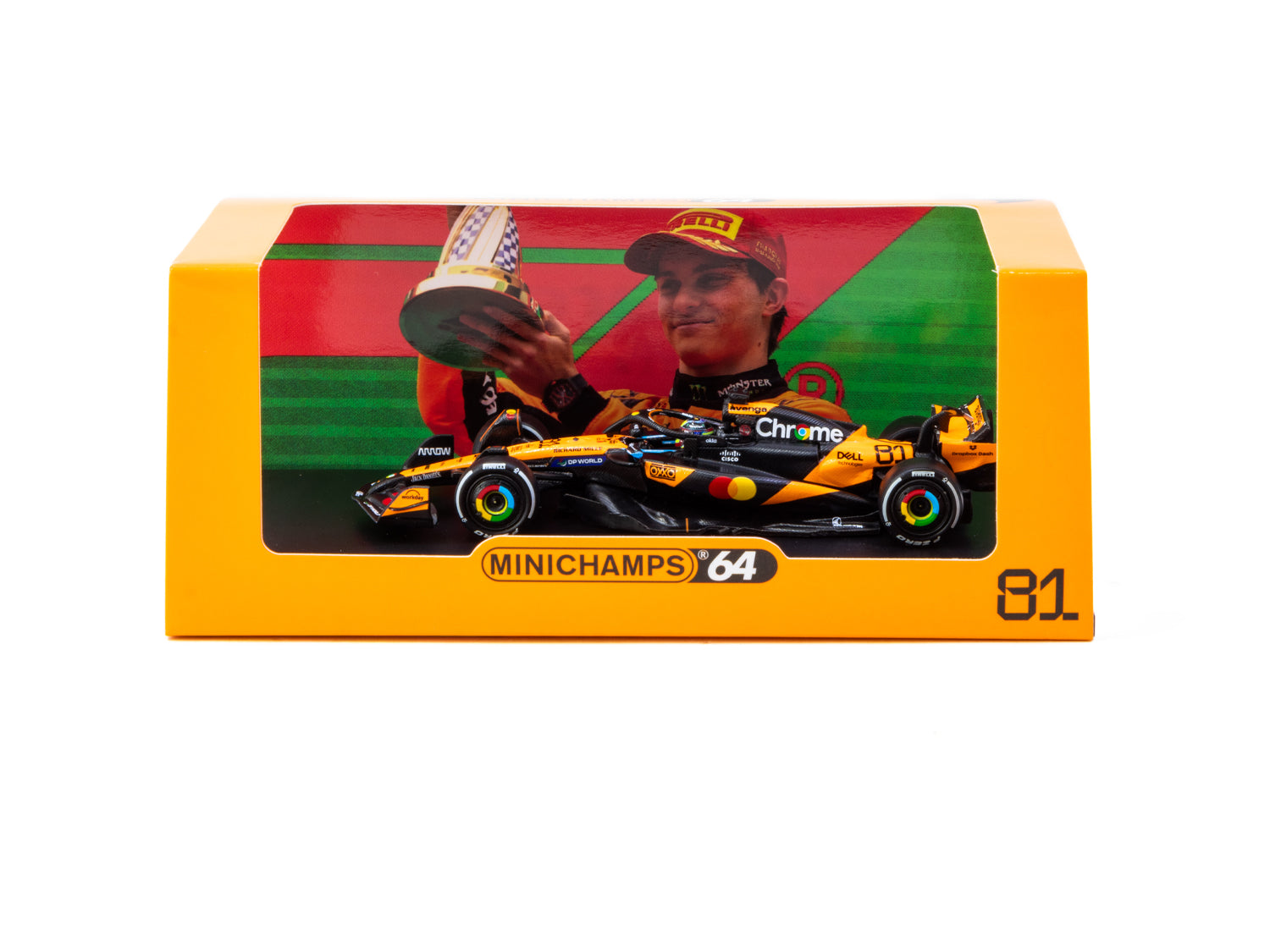 Minichamps 1/64 McLaren Formula 1 Team MCL39 Oscar Piastri - Winner China GP 2025