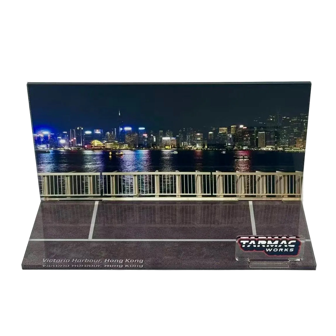 Acrylic Display Base - Hong Kong Victoria Harbour Night View - Tarmac Works