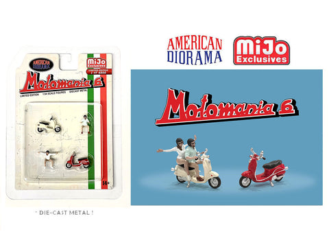 American Diorama 1/64 Figures Set - Motomania 6 - MIJO Exclusives