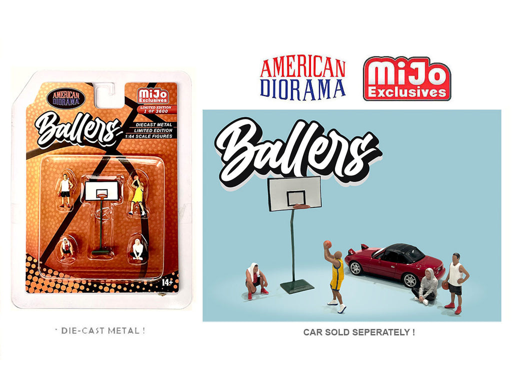 American Diorama 1/64 Figures Set -Ballers - MIJO Exclusives