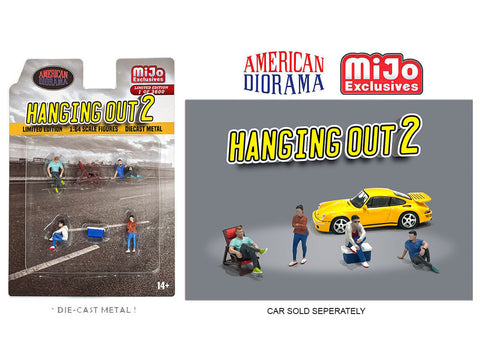 American Diorama 1/64 Figures Set - Hanging Out 2 - MIJO Exclusives