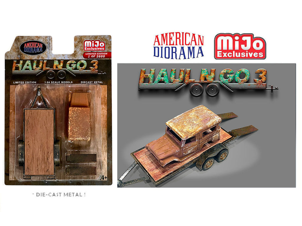 American Diorama 1/64 Figures Set - Haul N Go 3 - MIJO Exclusives