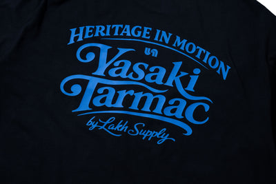 Ace Heritage Tee Black - Yasaki x Tarmac
