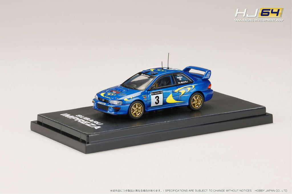 Hobby Japan x IG 1/64 SUBARU IMPREZA WRC 1997 #3 (RAC RALLY)