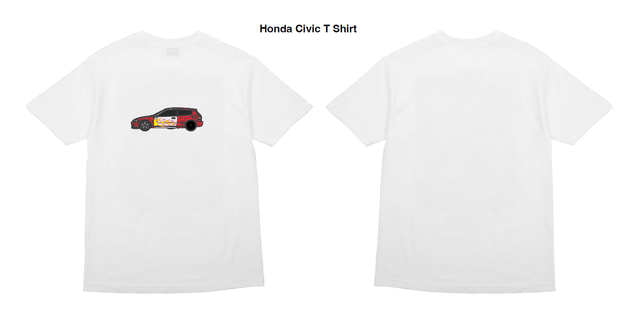 Honda Civic T Shirt - Tarmac Works x New York Sunshine