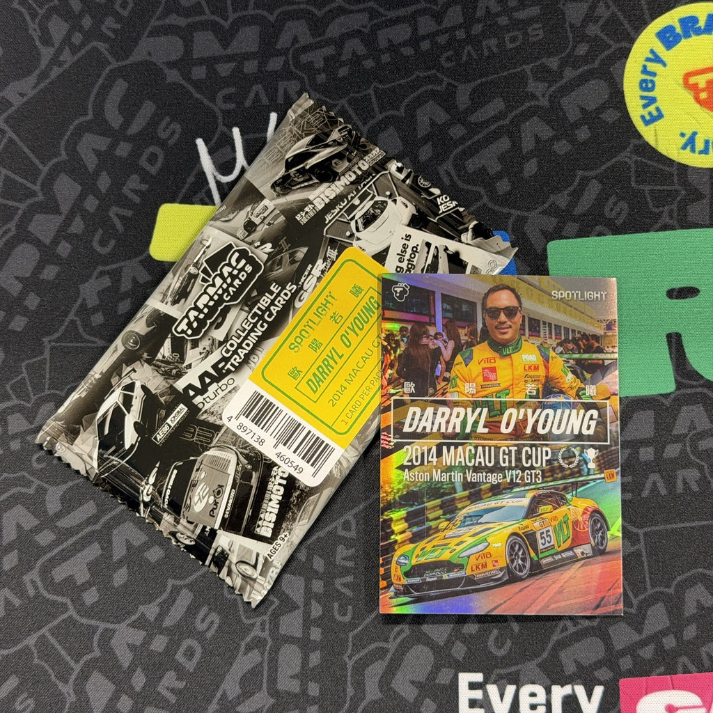 Tarmac Cards - Darryl O'Young Spotlight 01 Pack (2014 Macau GT Cup)