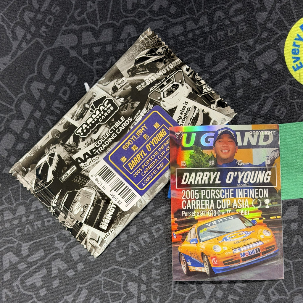 Tarmac Cards - Darryl O'Young Spotlight 01 Pack (2005 Porsche Infineon Carrera Cup Asia)