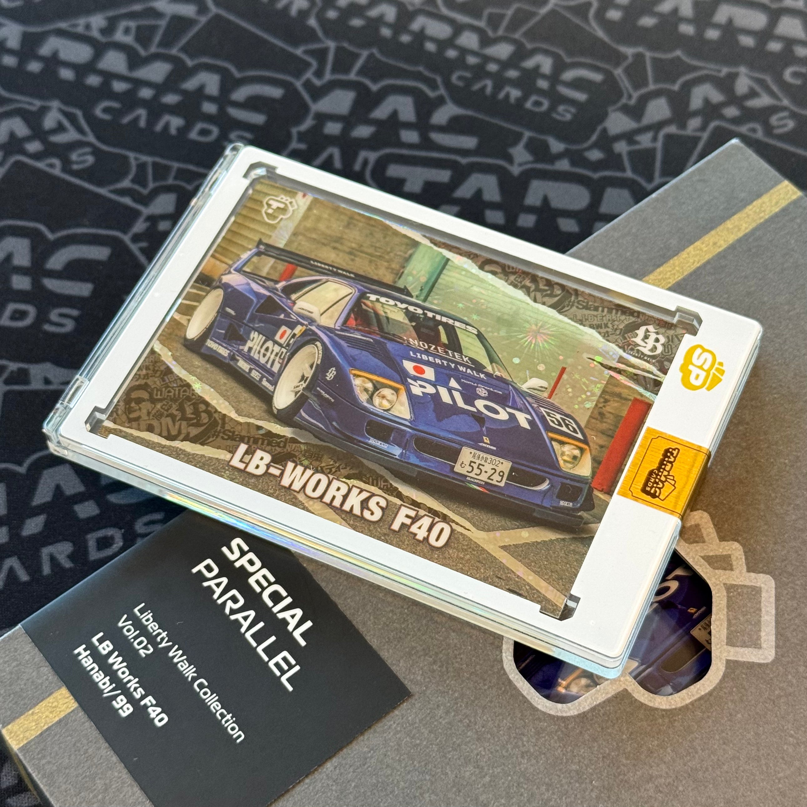 Liberty Walk Collection Vol.02 - Special Parallel - LB-WORKS F40 - Hanabi/99 - Tarmac Cards