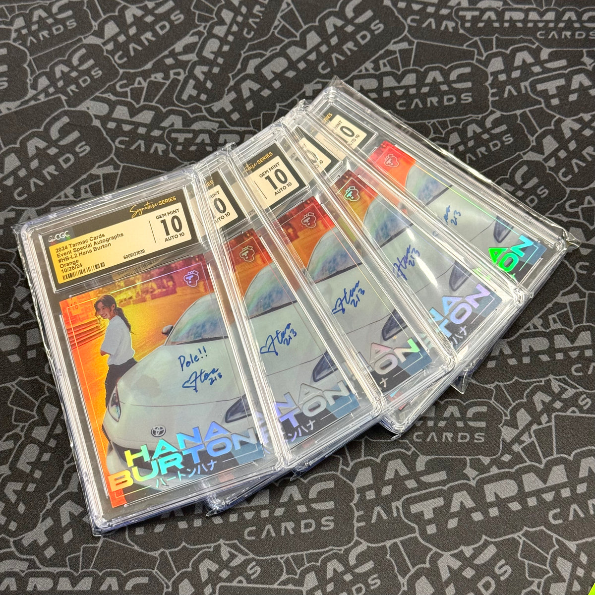 Graded Slab - Hana Burton Autograph - Tarmac Cards