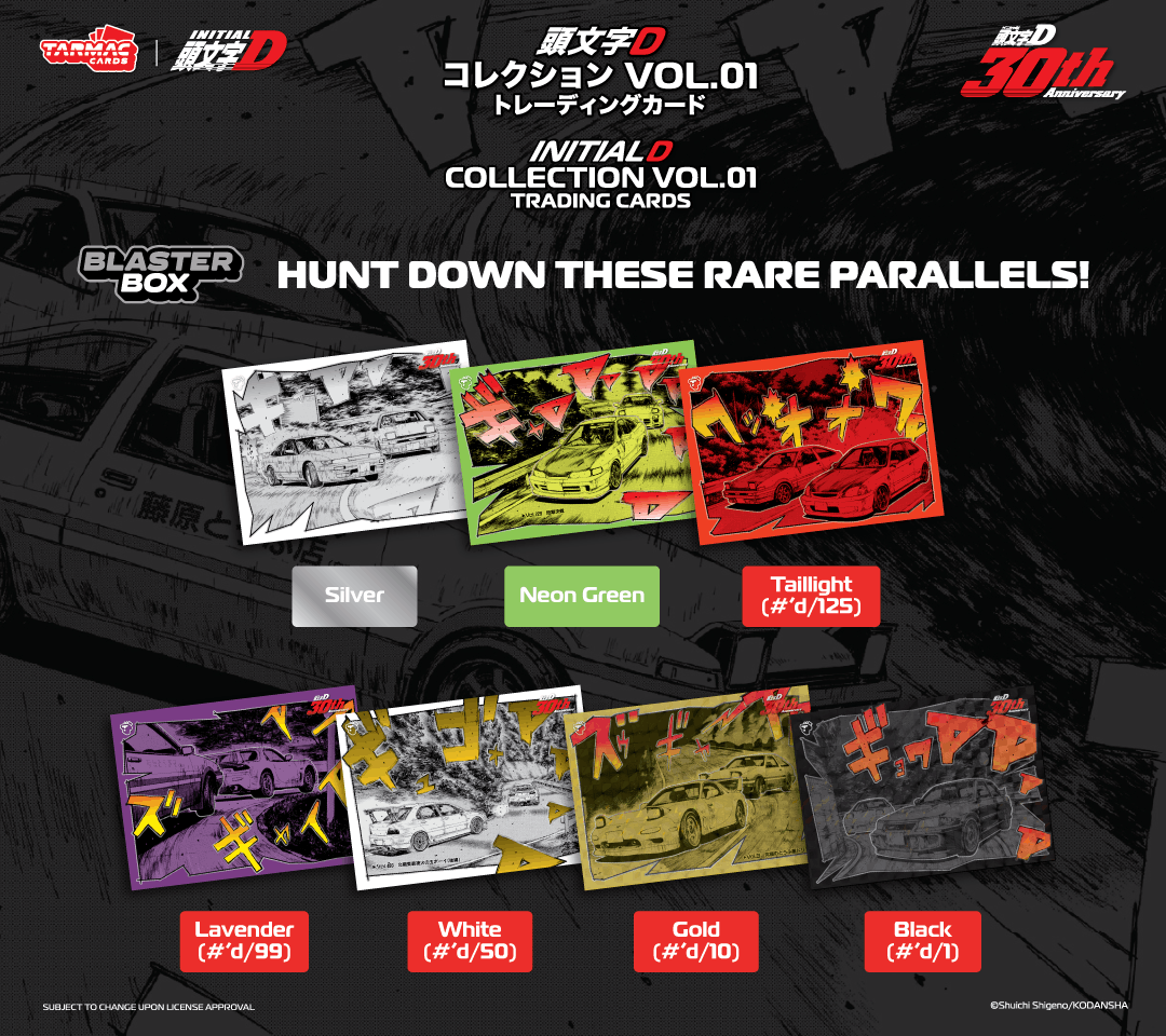 Initial D Collection Vol.01 - 30th Anniversary - Blaster Box (Box) - Tarmac Cards