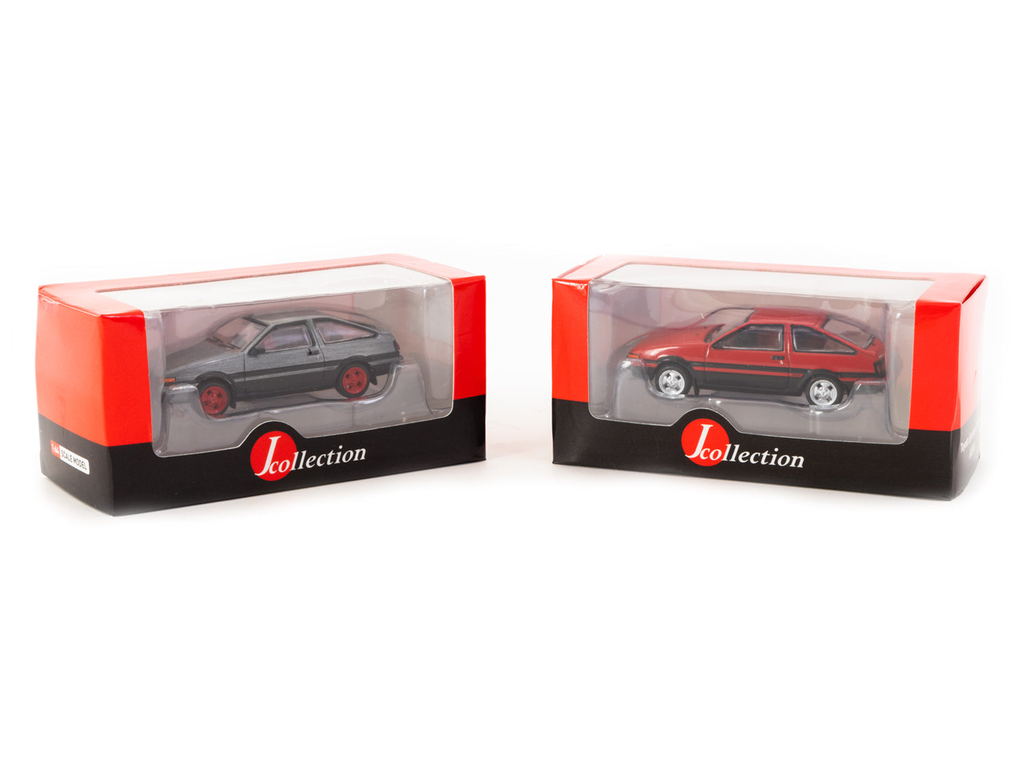 J Collection 1/64 Toyota Sprinter Trueno (AE86) Red/Black