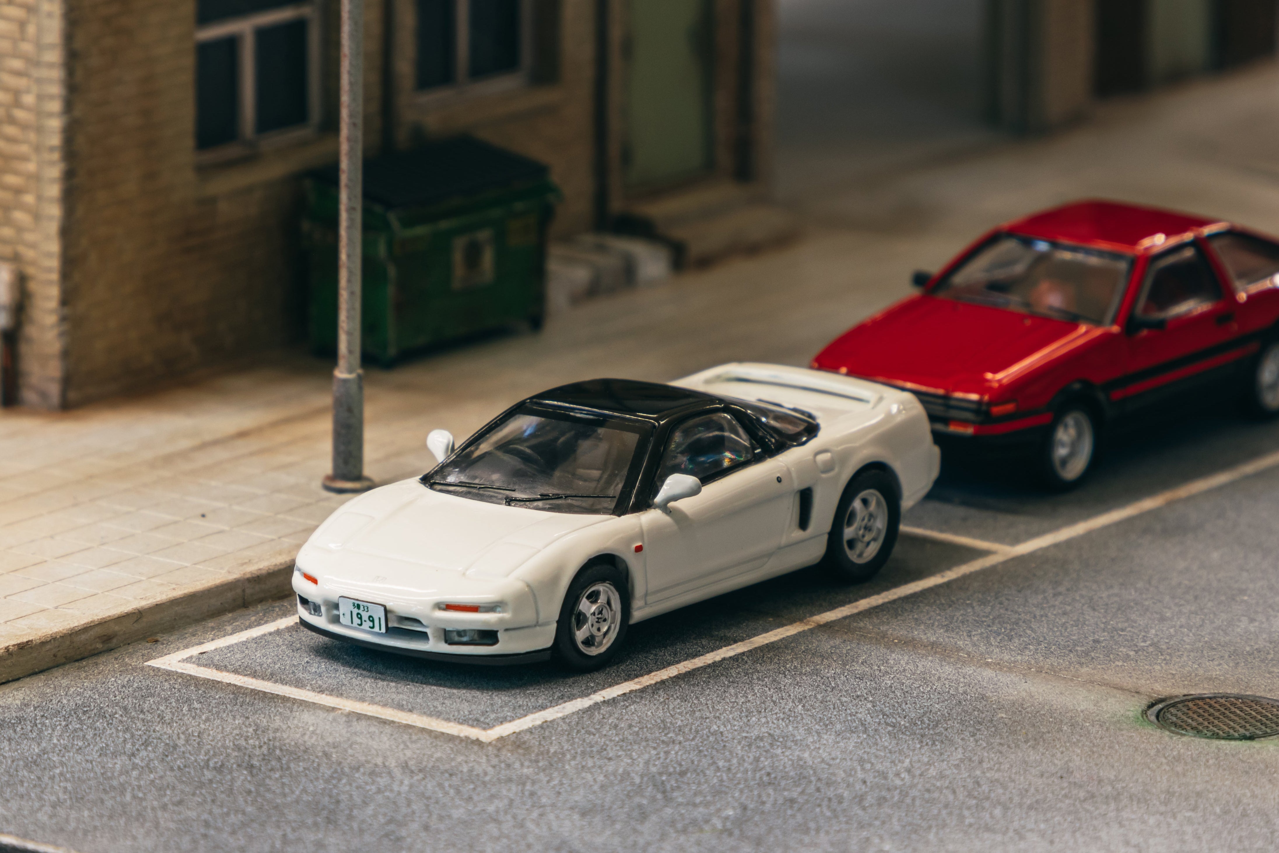 1/64 Honda NSX (NA1) White - Tarmac Works X J Collection COLLAB64