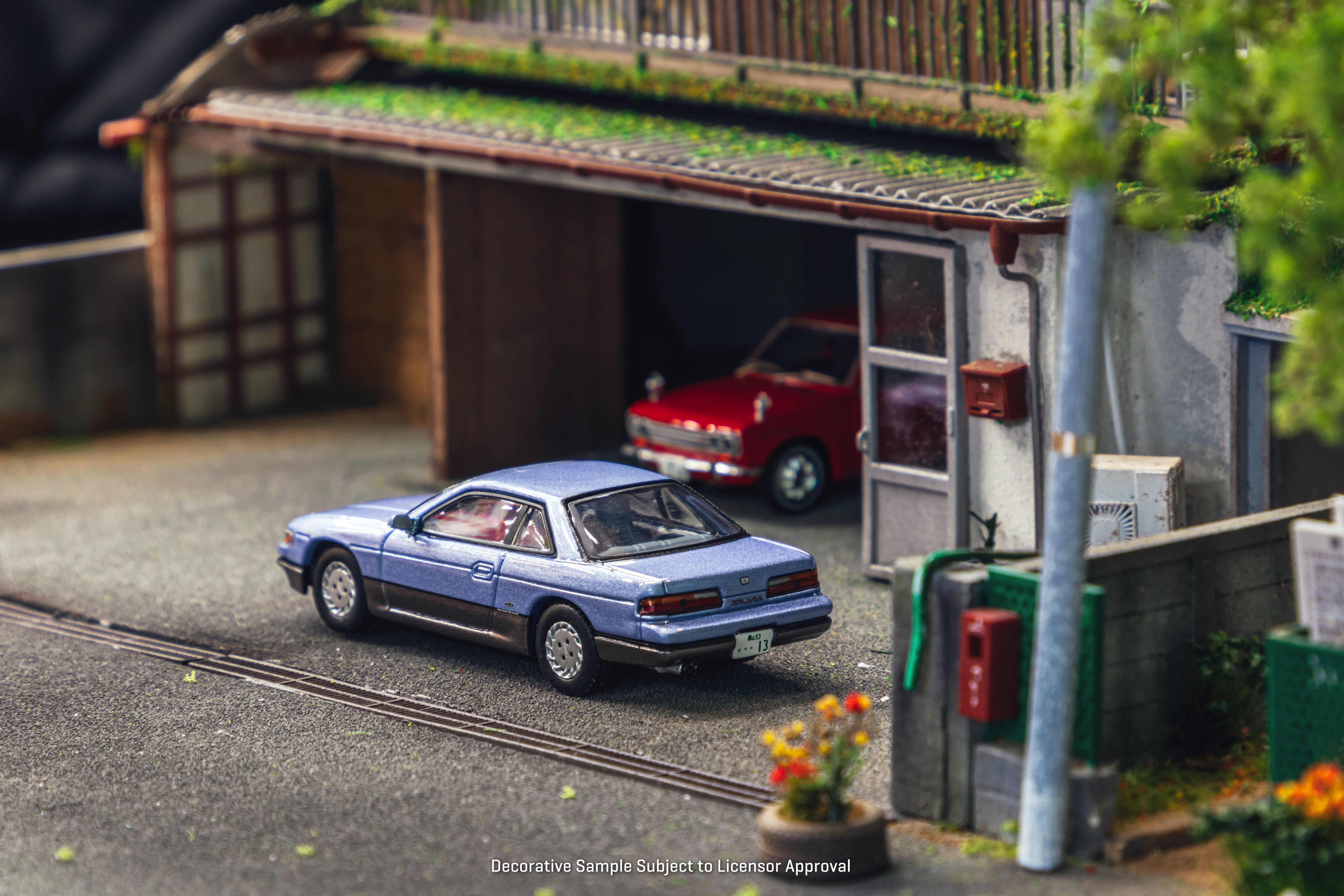 J Collection 1/64 Nissan Silvia S13 Blue/Grey - GLOBAL64 – Tarmac