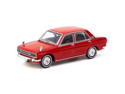 J Collection 1/64 Datsun BLUEBIRD 1600SSS P510 Red - GLOBAL64