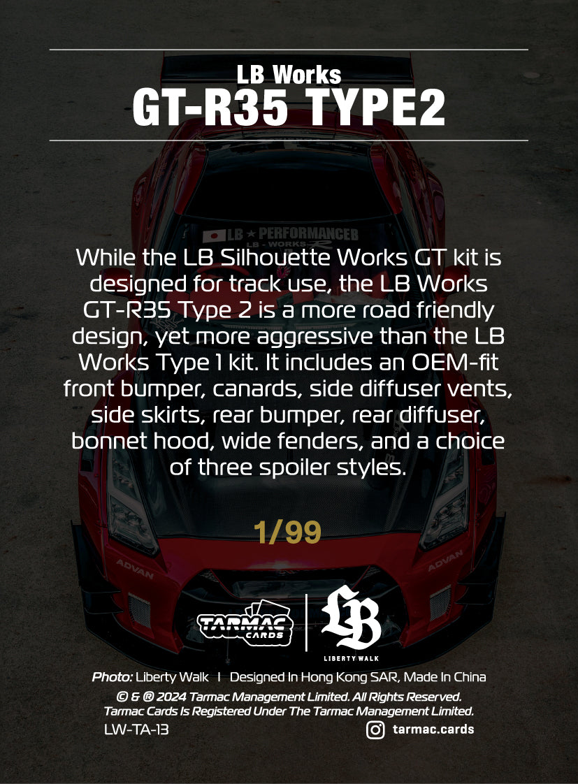 Tarmac Cards - LB Liberty Walk Collection Vol.1 - Special Parallel