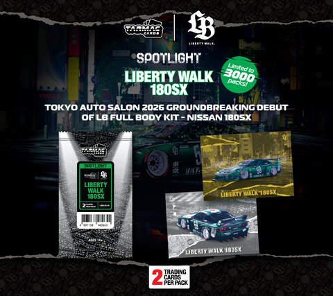 Tarmac Cards - Liberty Walk Spotlight 180SX (Pack)