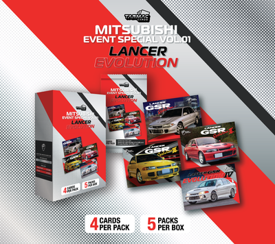Event Special Mitsubishi Vol.01 - Lancer Evolution Box - Tarmac Cards