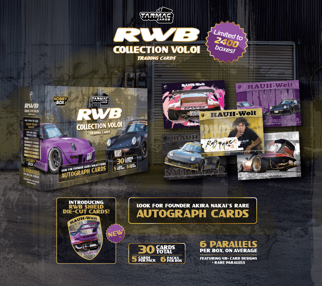Tarmac Cards - RWB Collection Vol.01 - Hobby Box (Box) – Tarmac Works