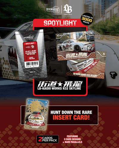 Spotlight - LB-Kaido Works Nissan R32 Skyline "Flying Dragon 飛龍" - Tarmac Cards (Box)