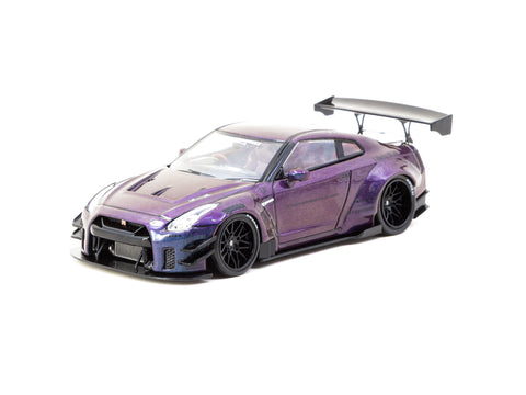 Tarmac Works 1/43 LB-WORKS NISSAN GT-R R35 Type 2 Midnight Purple - HO
