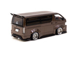 Tarmac Works 1/43 Toyota Hiace Widebody Brown - HOBBY43