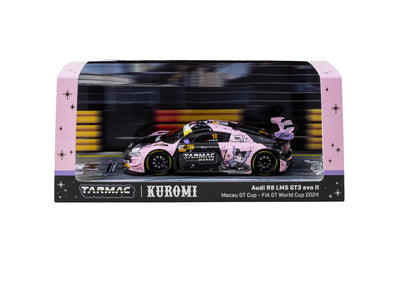 1/43 Audi R8 LMS GT3 evo II Macau GT Cup - FIA GT World Cup 2024 - Race Version #10 Uno Racing with A4 poster - Tarmac Works HOBBY43