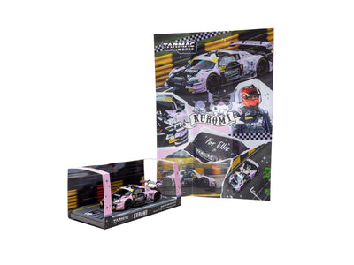 1/43 Audi R8 LMS GT3 evo II Macau GT Cup - FIA GT World Cup 2024 - Race Version #10 Uno Racing with A4 poster - Tarmac Works HOBBY43