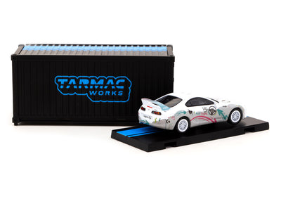 1/64 Toyota Supra RZ Logitech G AURORA with Container - Logitech Special Edition -Tarmac Works HOBBY64