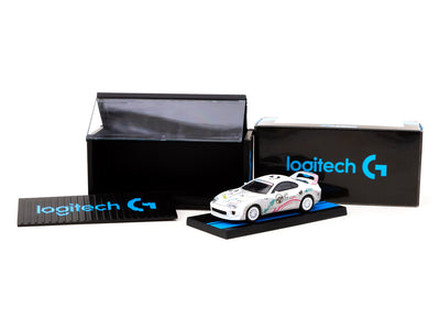 1/64 Toyota Supra RZ Logitech G AURORA with Container - Logitech Special Edition -Tarmac Works HOBBY64
