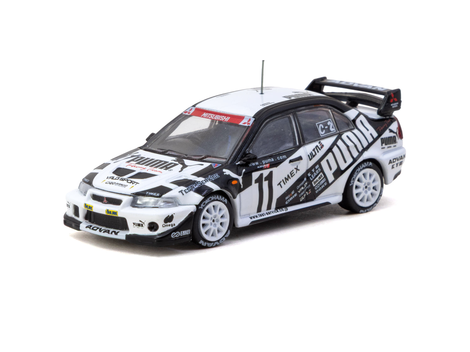 1/64 Mitsubishi Lancer Evolution VI TME Super Taikyu Series 2000 #11 - Tarmac Works HOBBY64