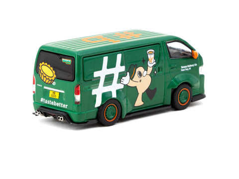 Tarmac Works 1/64 Toyota Hiace Widebody - Hashtag B Special Edition wi