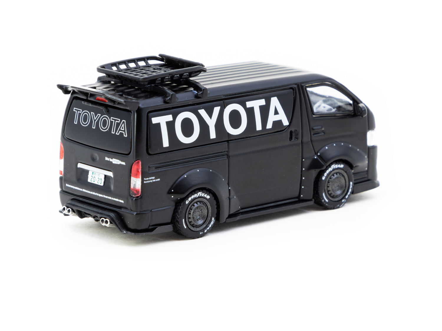 ミニカー Toyota Hiace Widebody Tarmac Toyota Hiace Widebody - TRD – Modelmatic