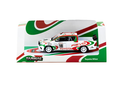 1/64 Toyota Hilux White - Tarmac Works HOBBY64