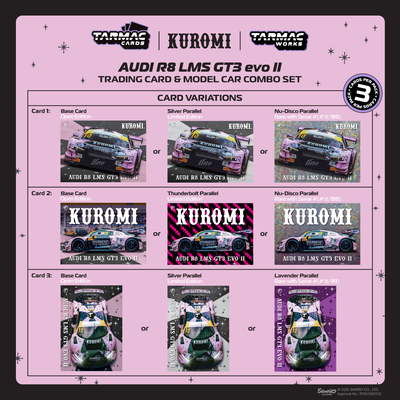 1/64 Audi R8 LMS GT3 evo II Macau GT Cup - FIA GT World Cup 2024 #10 with Tarmac Cards Combo Set - Tarmac Works HOBBY64