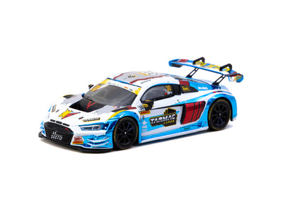 1/64 Audi R8 LMS GT3 evo II Macau GT Cup - FIA GT World Cup 2024 Uno Racing #30 with Tarmac Cards Combo Set and Truck Packaging - Tarmac Works HOBBY64
