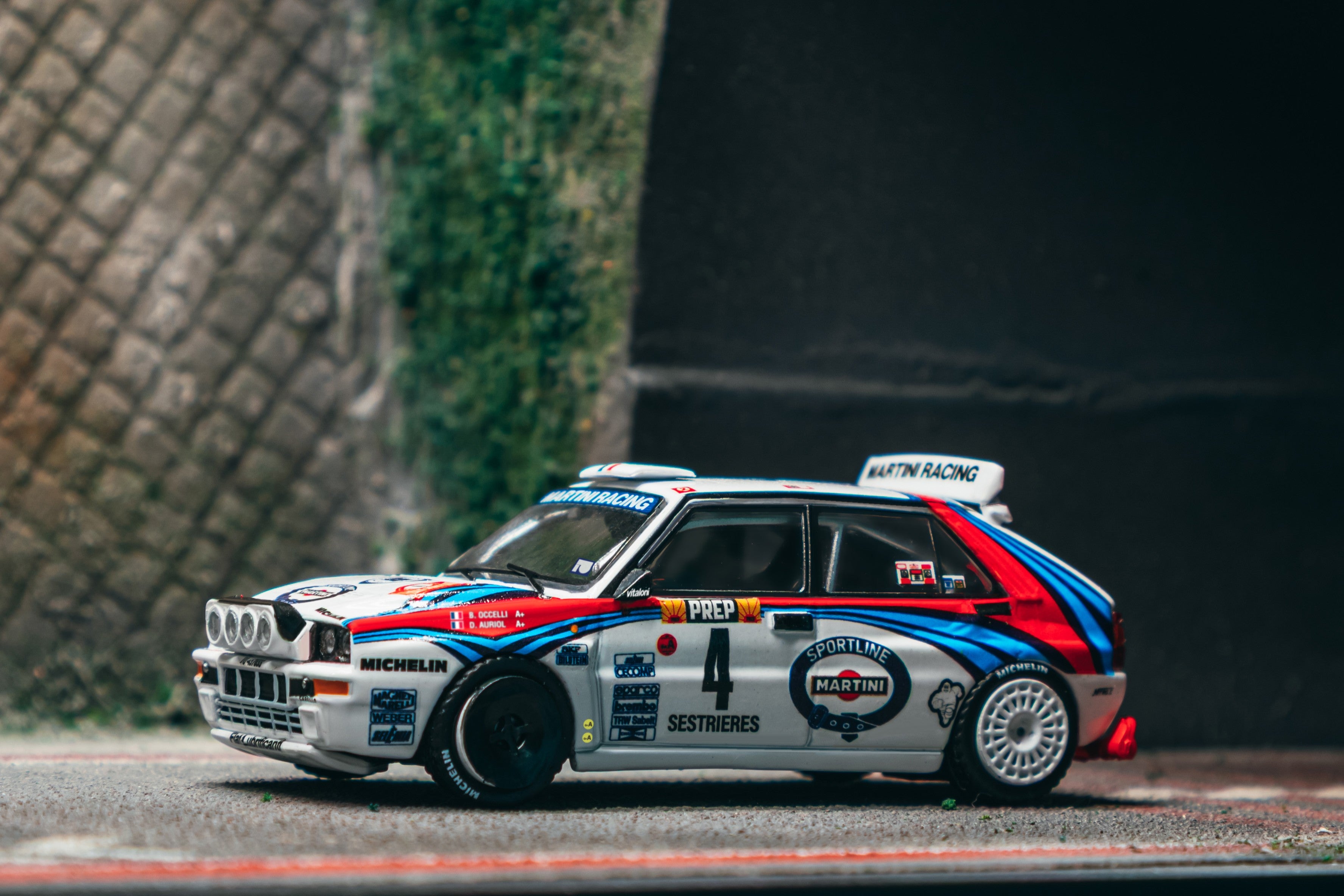 1/64 Lancia Delta HF Integrale Monte Carlo Rally 1992 #04 Winner Didier Auriol / Bernard Occelli - Tarmac Works HOBBY64