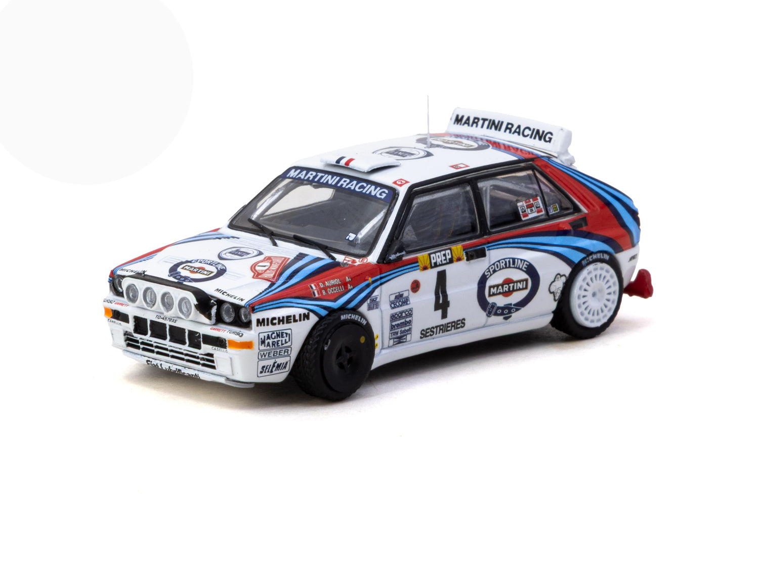 1/64 Lancia Delta HF Integrale Monte Carlo Rally 1992 #04 Winner Didier Auriol / Bernard Occelli - Tarmac Works HOBBY64