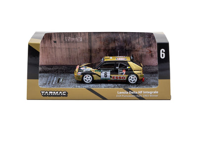 1/64 Lancia Delta HF Integrale ECR Piancavallo Rally 1993 #6 Winner - Tarmac Works HOBBY64