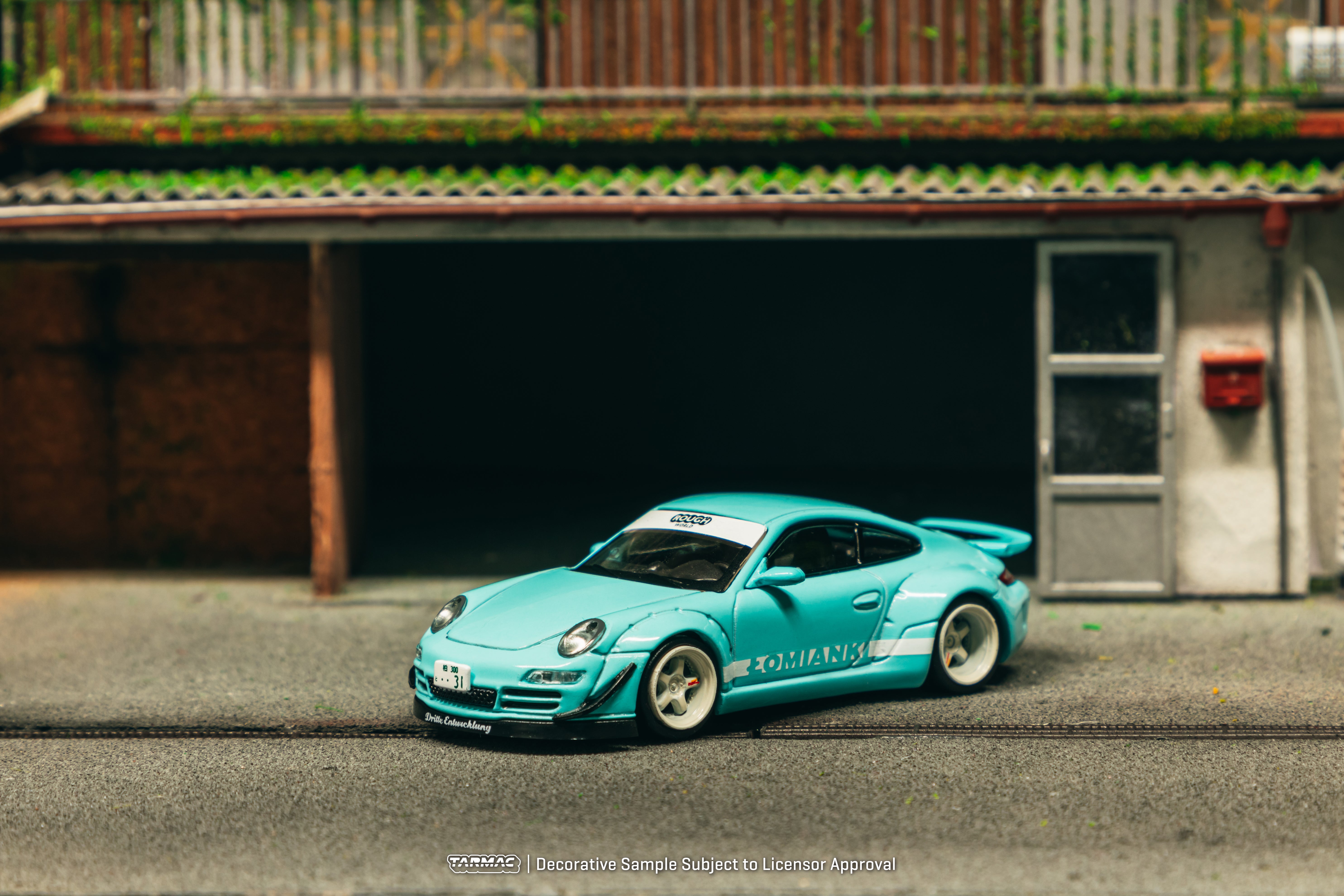 Tarmac Works 1/64 RWB Backdate オリーブグリーン RWB Backdate Olive Green with Black Stripes 
