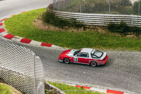 Tarmac Works 1/64 Toyota Supra Turbo (MA70) ETCC 1987 #15- HOBBY64