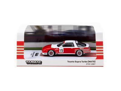 1/64 Toyota Supra Turbo (MA70) ETCC 1987 #15 - Tarmac Works HOBBY64