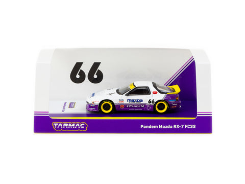 Tarmac Works 1/64 - Mazda RX-7 FC3S Pandem | Rouge Tarmac Works 1/64 - Mazda RX-7 FC3S Pandem | Rouge