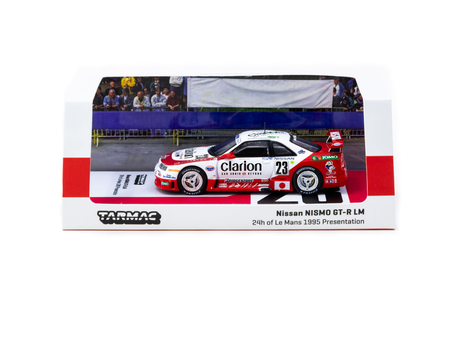 1/64 Nissan NISMO GT-R LM 24h of Le Mans 1995 Presentation #23 - Tarmac Works HOBBY64